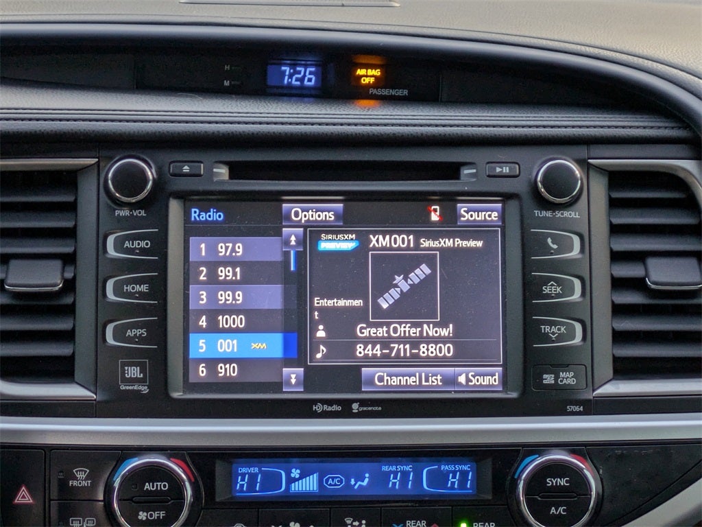 2015 Toyota Highlander Limited Platinum V6