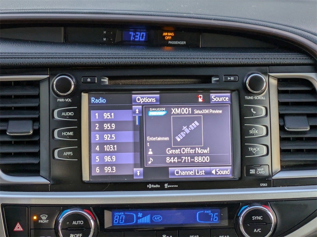 2015 Toyota Highlander XLE V6