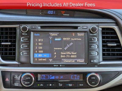 2015 Toyota Highlander XLE V6