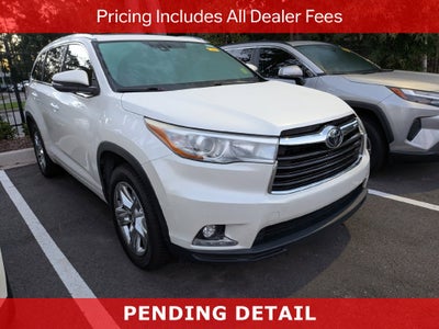 2016 Toyota Highlander Limited Platinum V6