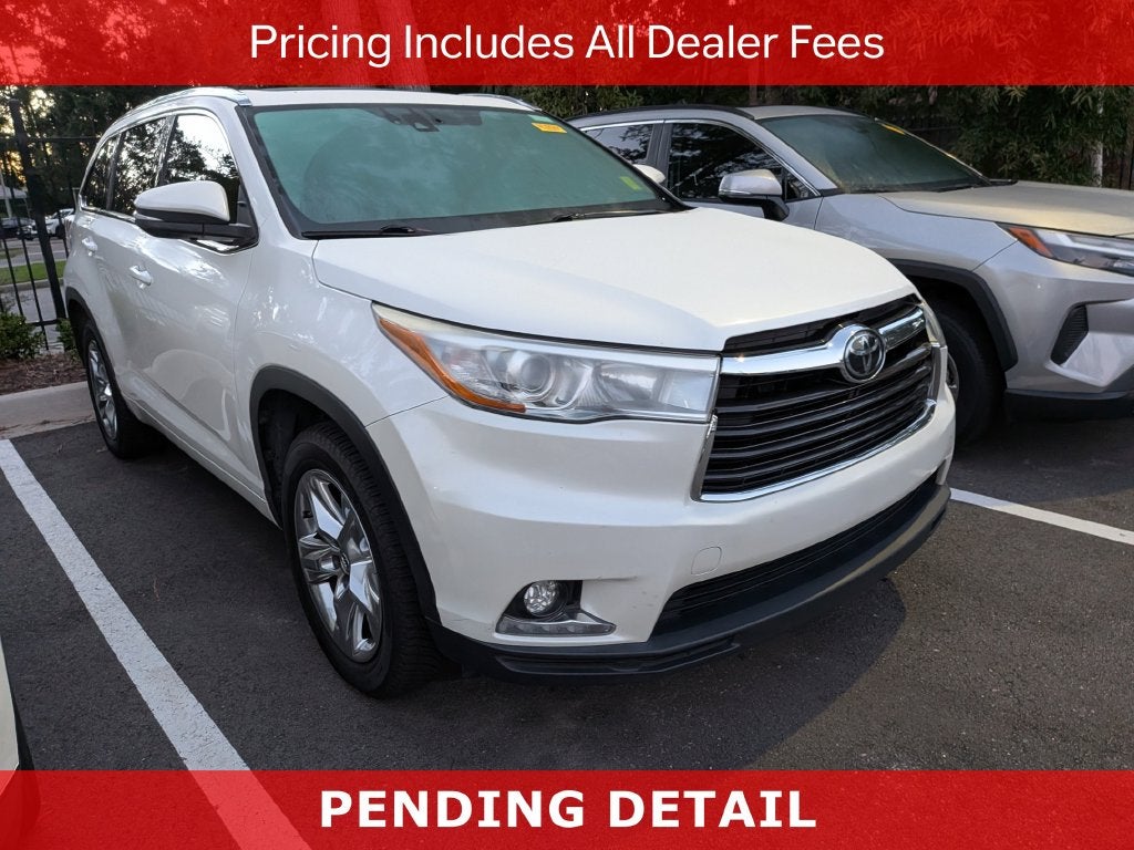 2016 Toyota Highlander Limited Platinum V6