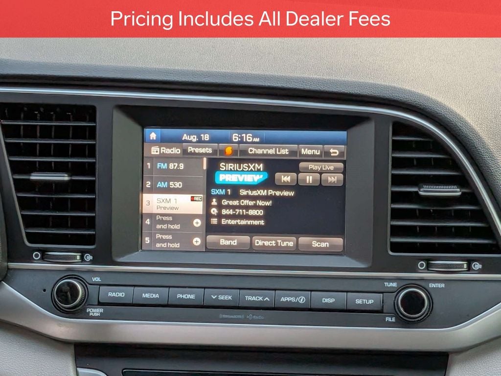 2018 Hyundai Elantra SEL