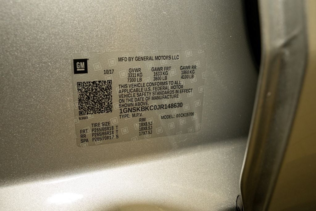 2018 Chevrolet Tahoe LT