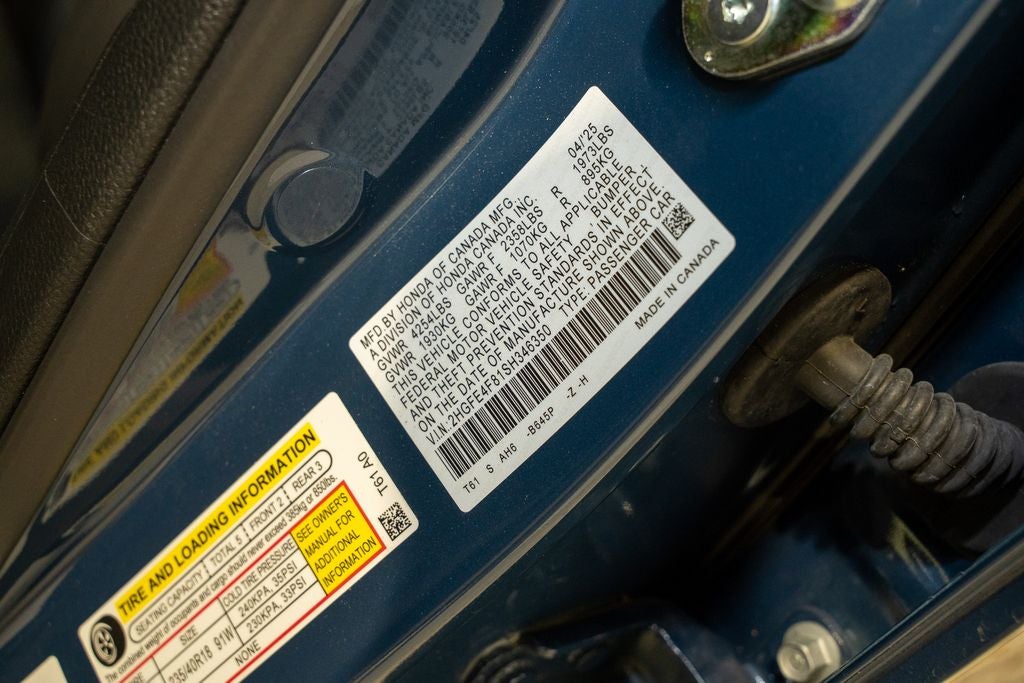 2025 Honda Civic Hybrid Sport