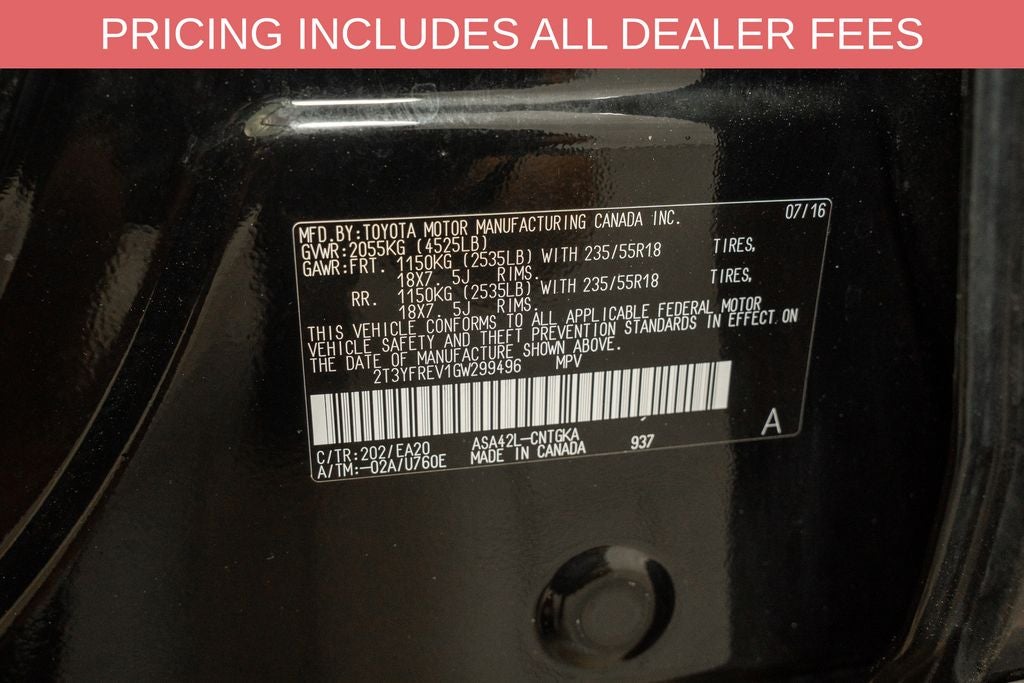 2016 Toyota RAV4 Limited