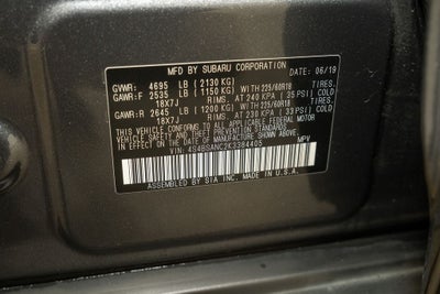 2019 Subaru Outback 2.5i Limited