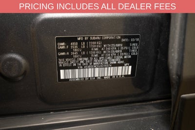 2018 Subaru Outback 3.6R Limited