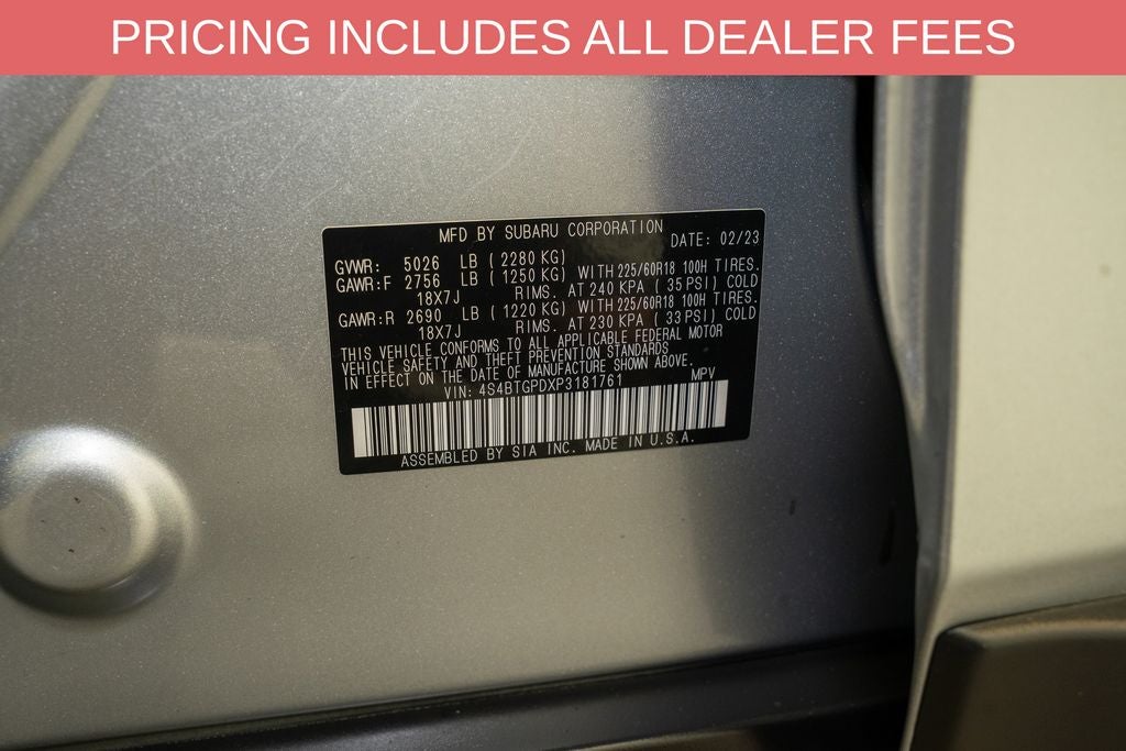 2023 Subaru Outback Touring XT