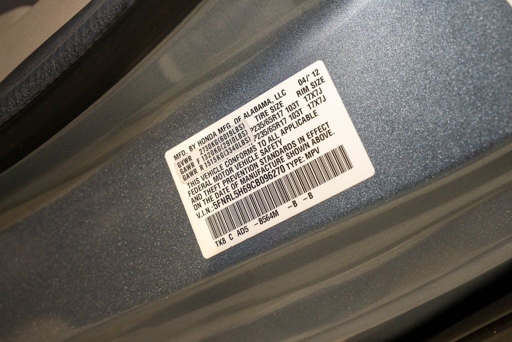 2012 Honda Odyssey EX-L