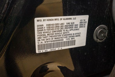 2019 Honda Passport Elite