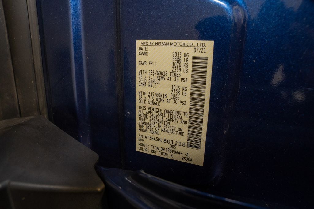 2021 Nissan Rogue SV