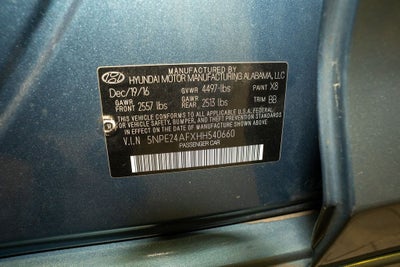 2017 Hyundai Sonata Base