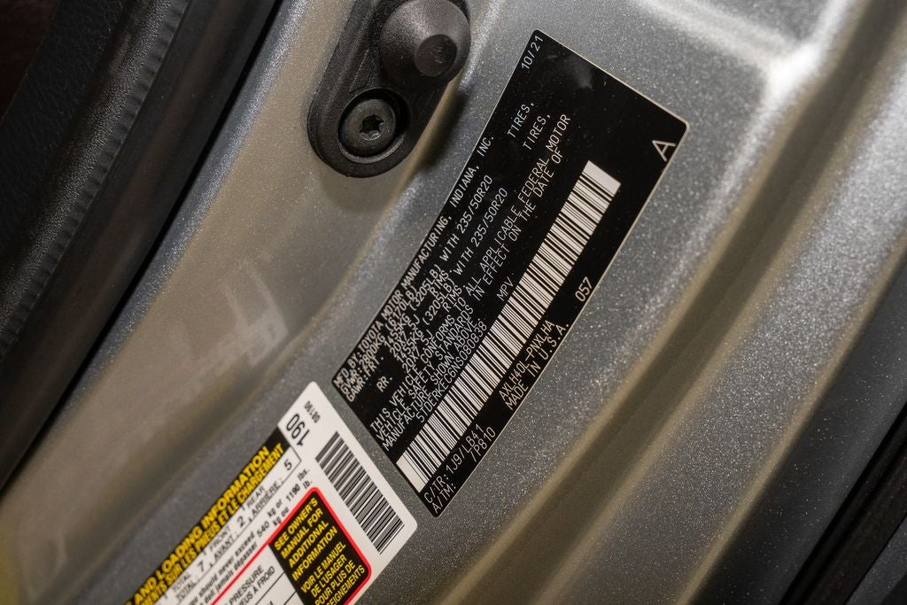 2022 Toyota Sienna Platinum 7 Passenger