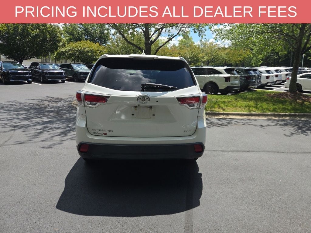 2016 Toyota Highlander XLE V6