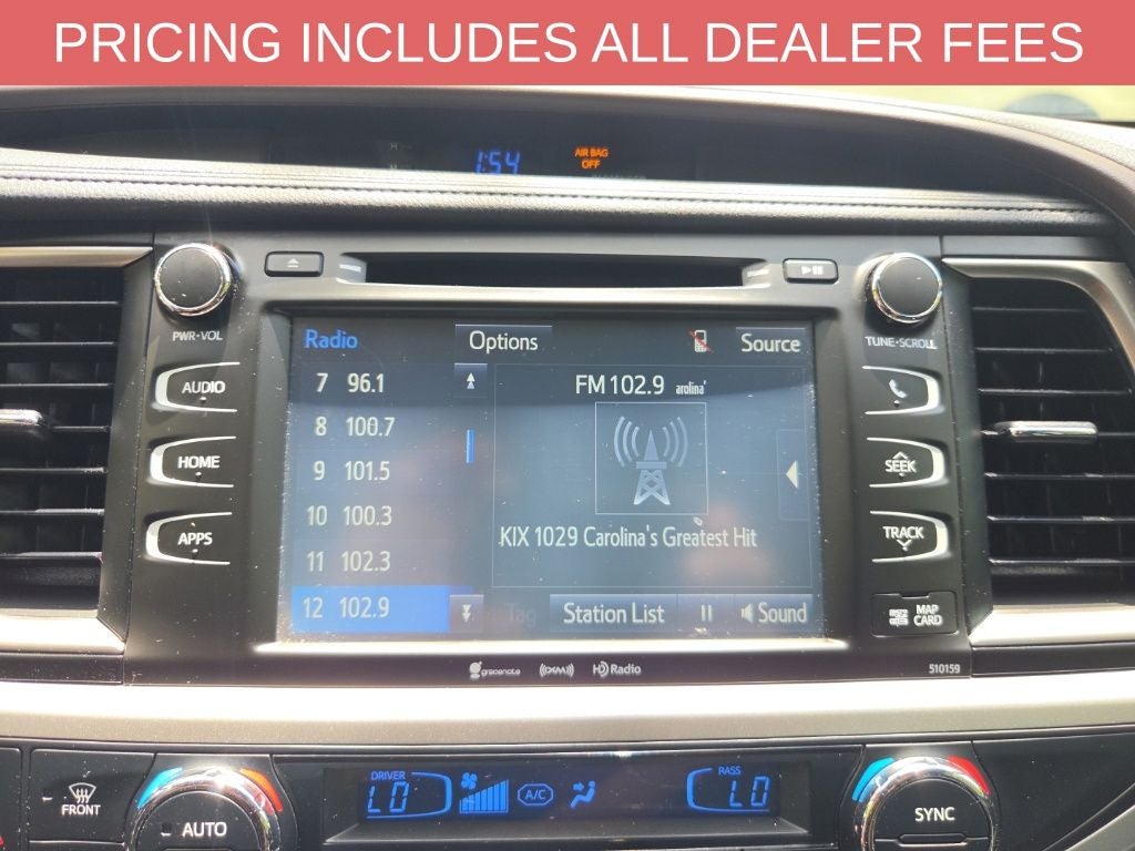 2016 Toyota Highlander XLE V6