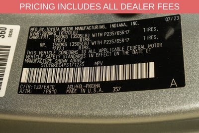 2023 Toyota Sienna XLE 7 Passenger