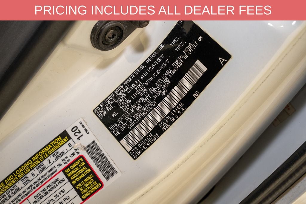 2017 Toyota Sienna XLE 8 Passenger