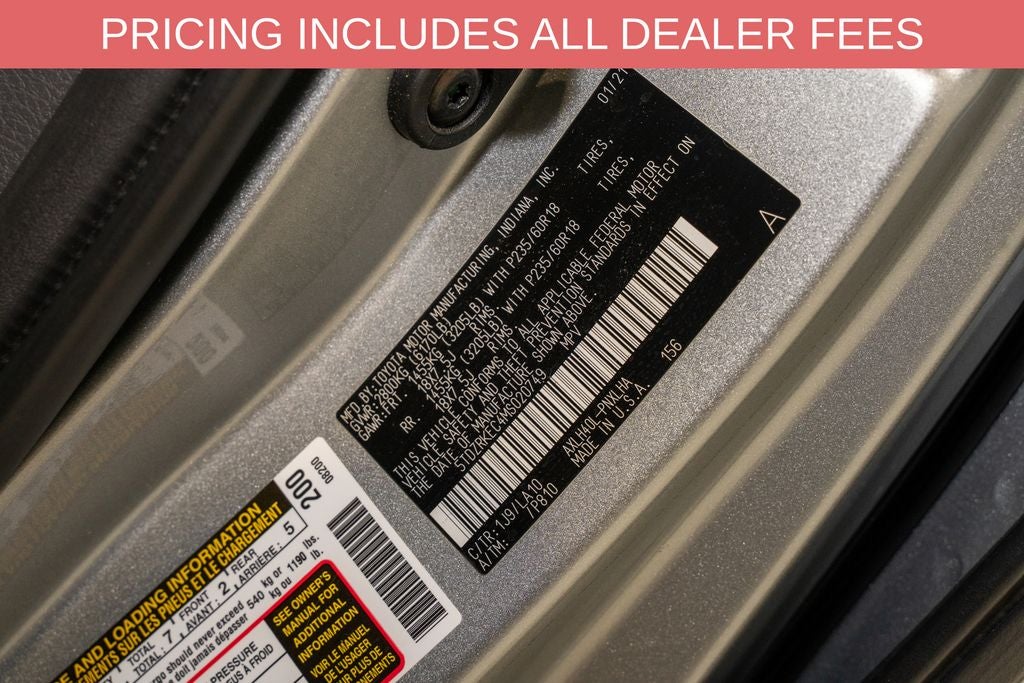 2021 Toyota Sienna Limited 7 Passenger
