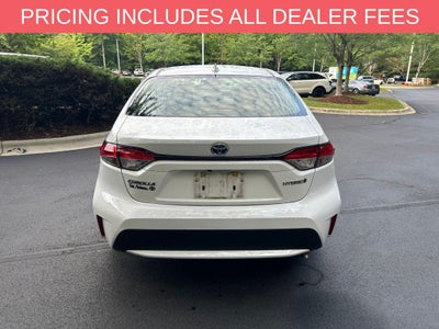 2020 Toyota Corolla Hybrid Hybrid LE