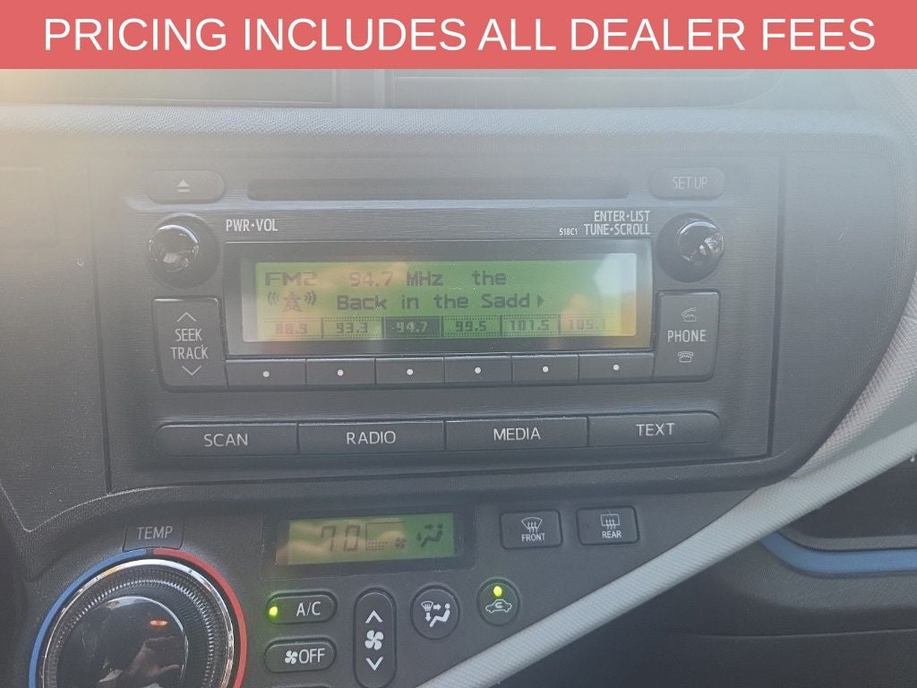 2012 Toyota Prius c Two