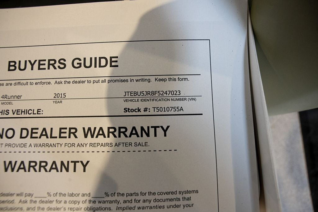 2015 Toyota 4Runner SR5