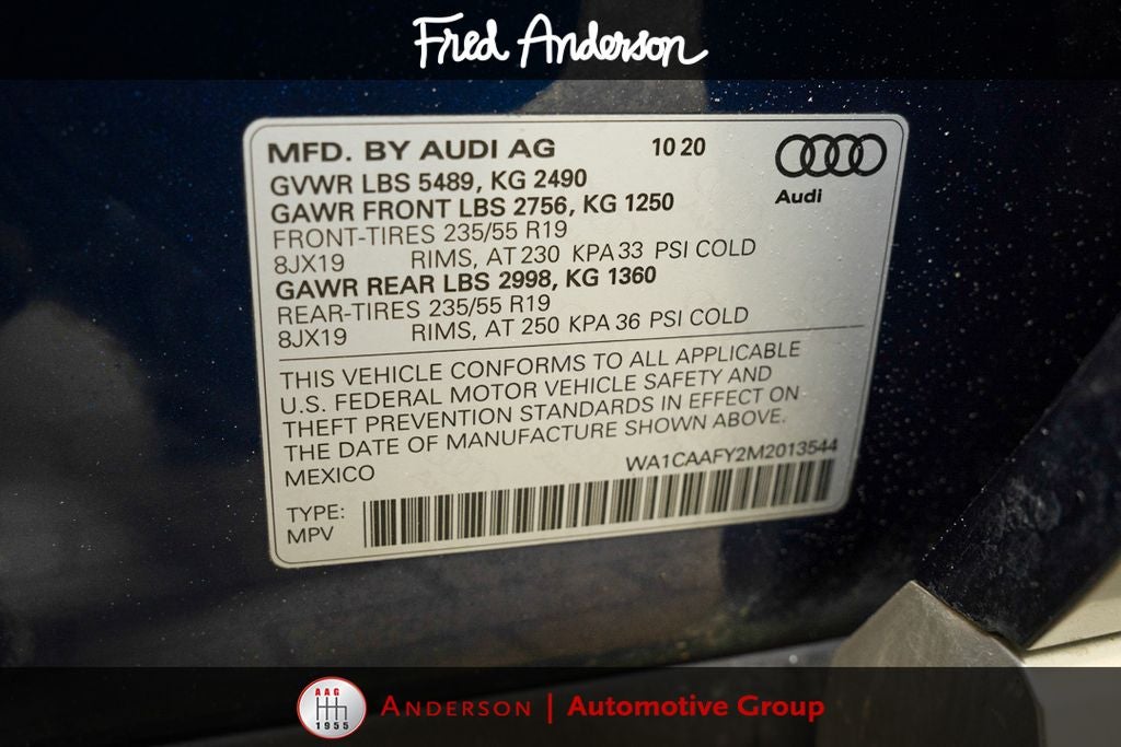2021 Audi Q5 45 Prestige quattro