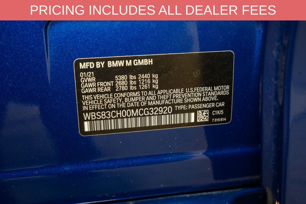 2021 BMW M5 Base
