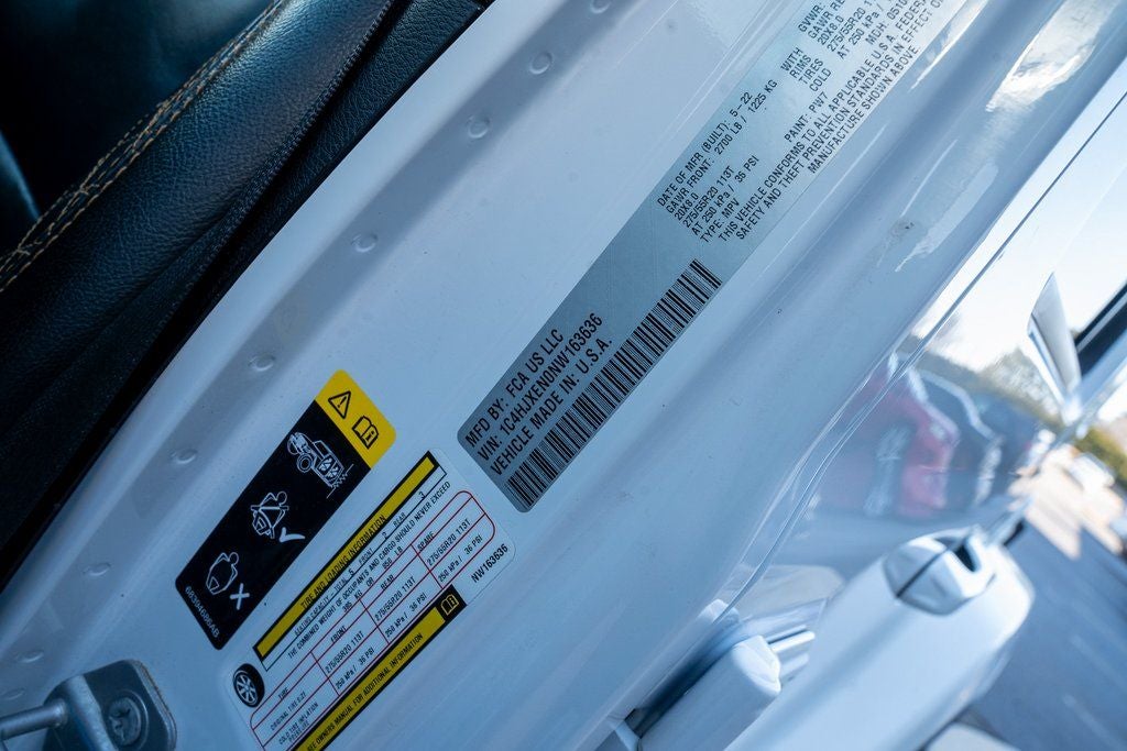 2022 Jeep Wrangler Unlimited Sahara High Altitude