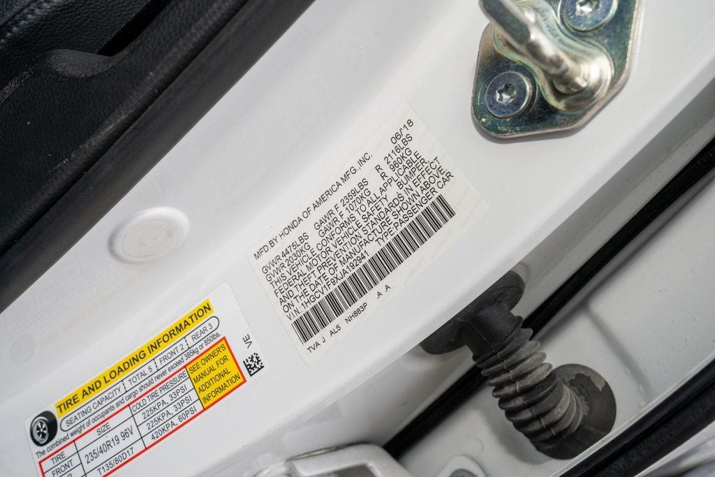 2018 Honda Accord Touring