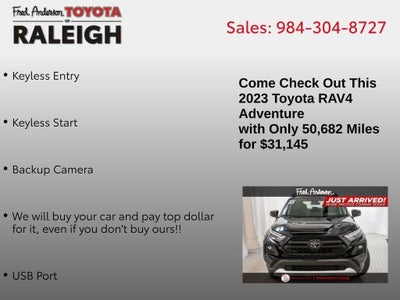 2023 Toyota RAV4 Adventure