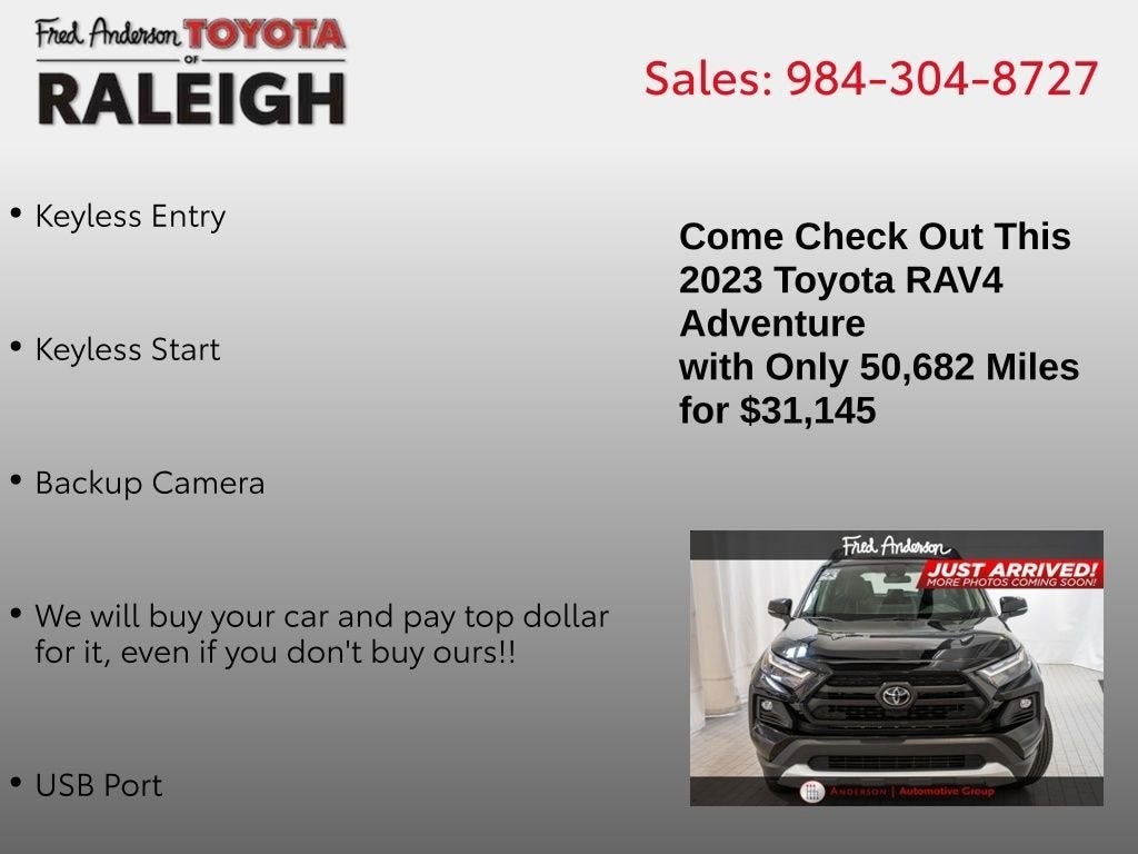 2023 Toyota RAV4 Adventure