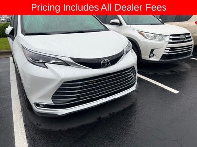 2026 Toyota Sienna Platinum 7 Passenger