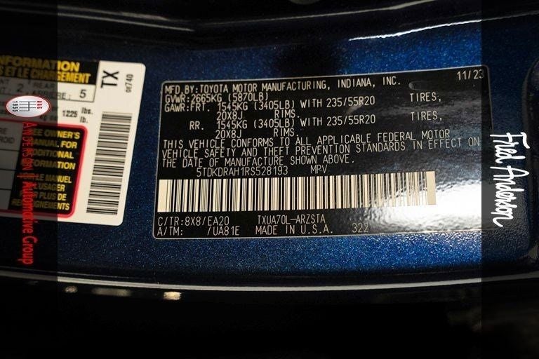 2024 Toyota Highlander XSE