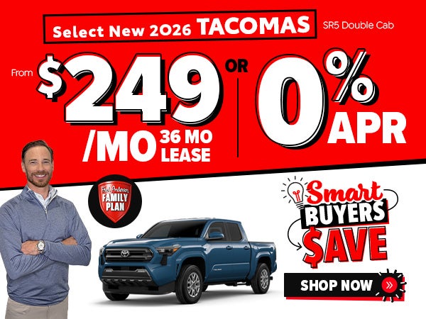 SELECT NEW 2026 TACOMAS