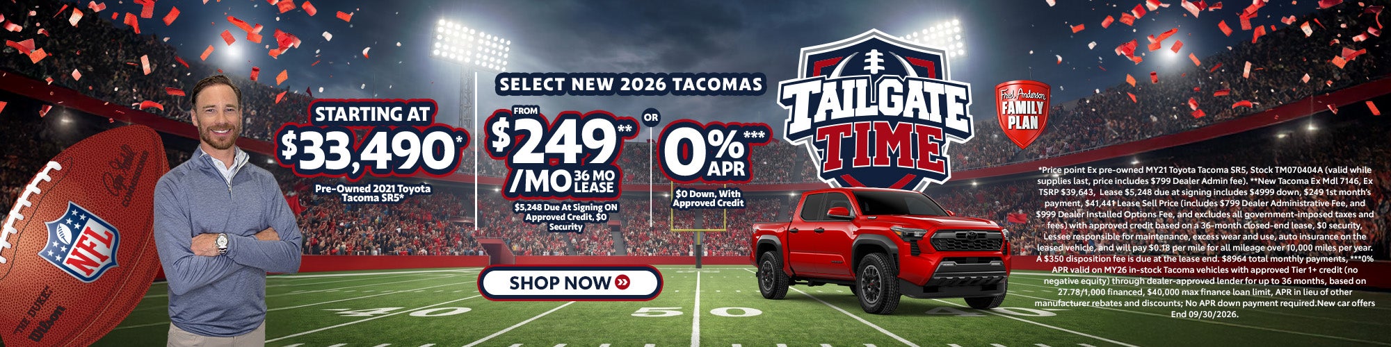 Select New 2026 Tacomas